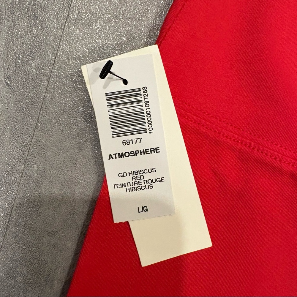TNA Aritzia Atmosphere Hibiscus Red High Waist 7/8 Legging Size Large NWT - Picture 5 of 8